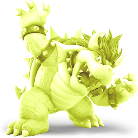 Gold Bowser - Stuffed Toy (481x479), Png Download