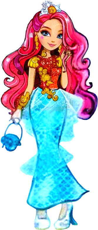 Origianl Meeshell Mermaid - Michelle Ever After High (367x810), Png Download