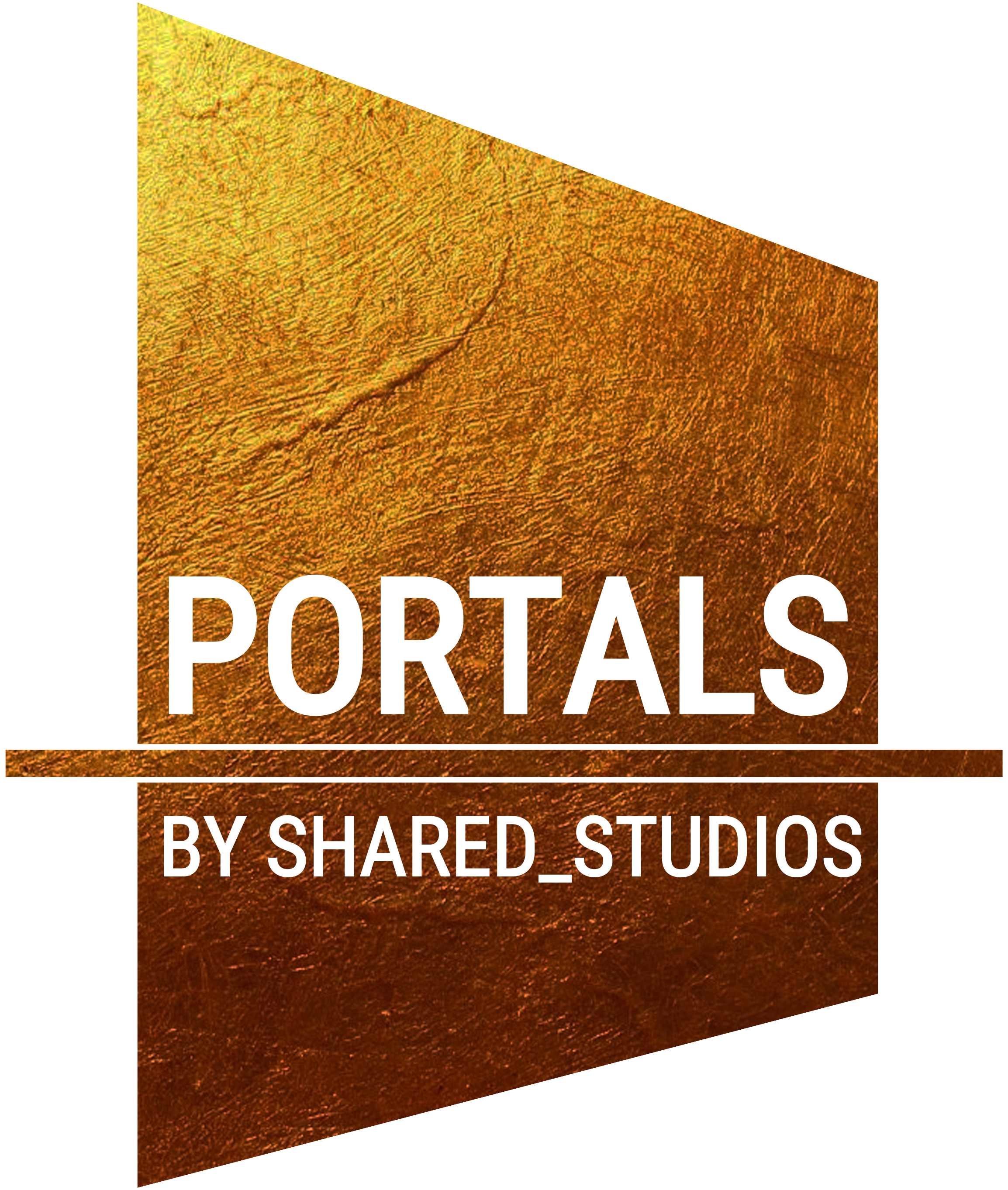 Gold On Transparent Portals Logo - Graphic Design (2308x2725), Png Download