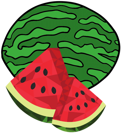 Watermelon - 0shares - You Re One In A Melon Png (500x500), Png Download