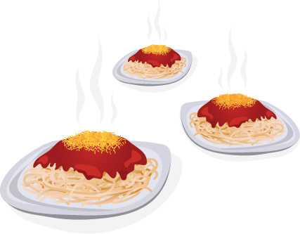 Spaghetti - Spaghetti Vector (427x333), Png Download