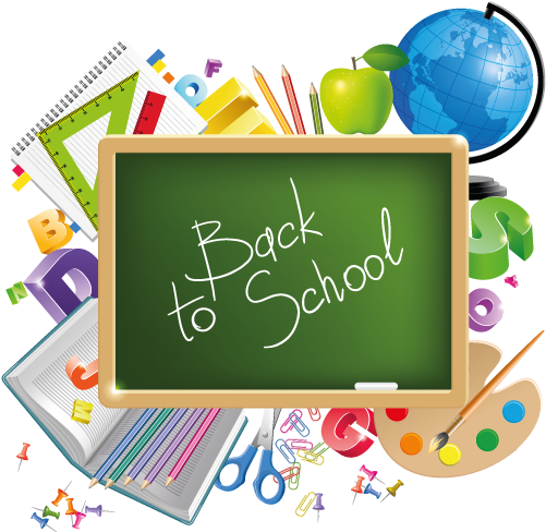 Back To School File Png - Back To School Background Png (500x500), Png Download