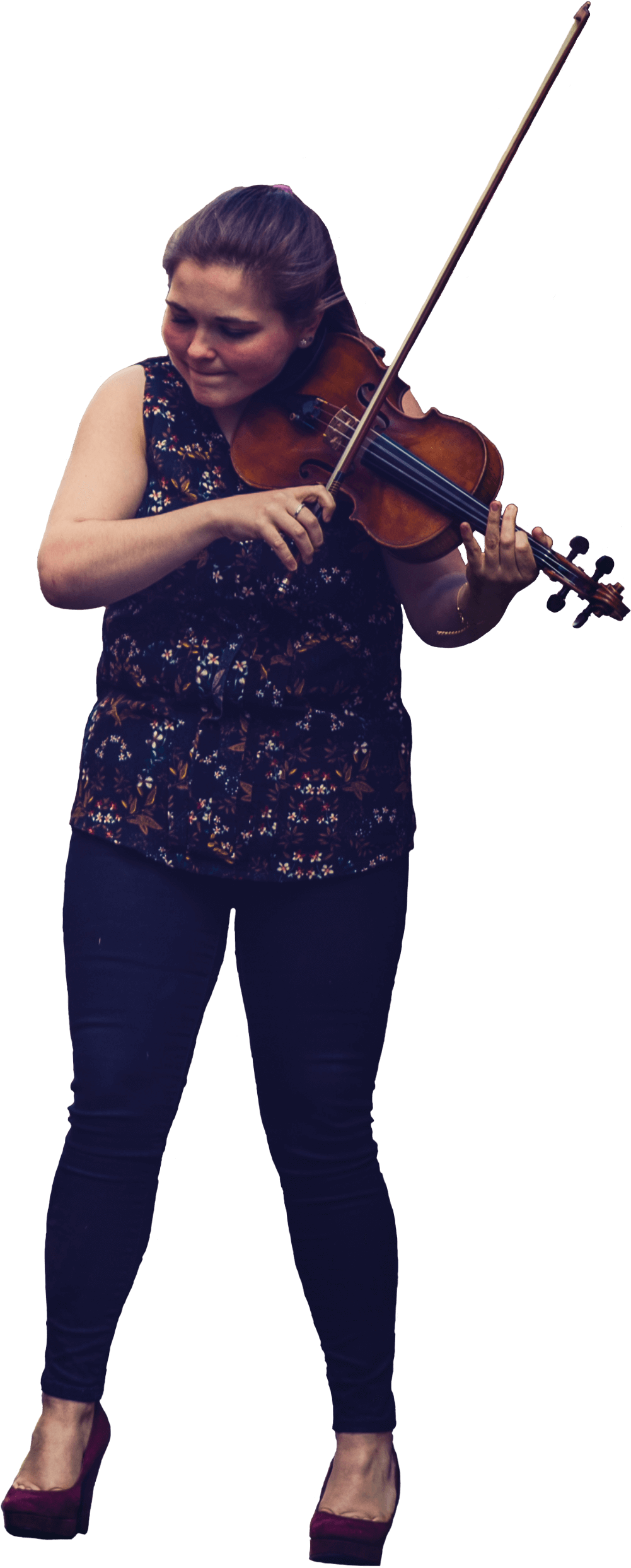 Katie Selection - Violinist (1240x2952), Png Download