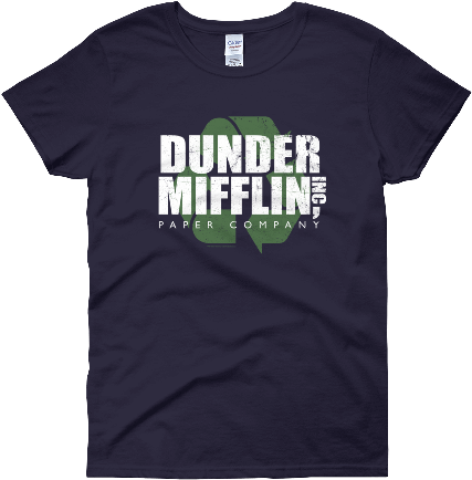 The Office Dunder Mifflin Recycle Women's Short Sleeve - Norman Borlaug Shirt (500x500), Png Download