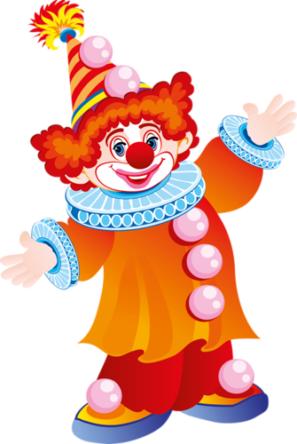 Circus Joker (335x500), Png Download