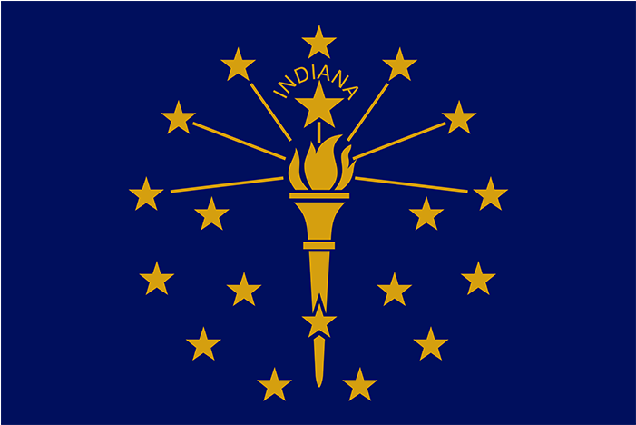 Facts About Indiana State Flag (800x600), Png Download
