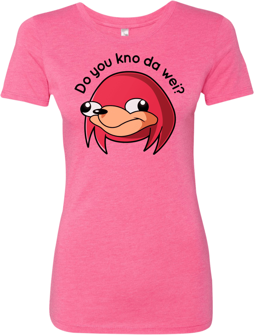 Ugandan Knuckles Png - Shirt (1155x1155), Png Download