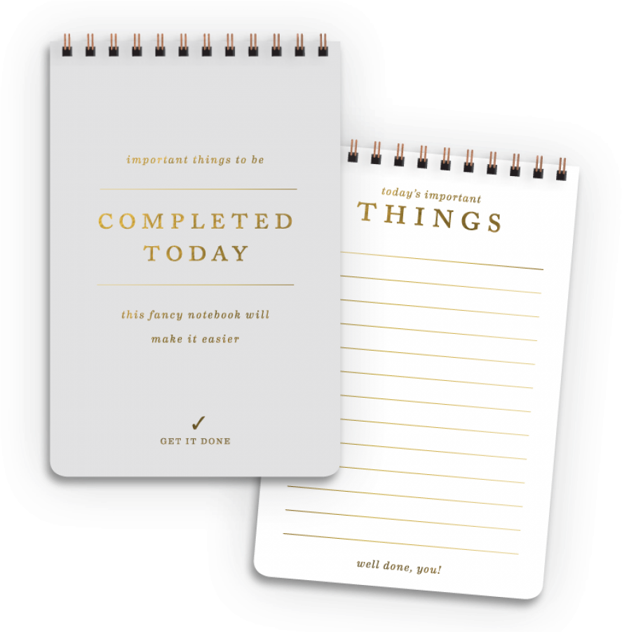 Important Today Notebook - Today Notepad - 25 Sheets (900x900), Png Download
