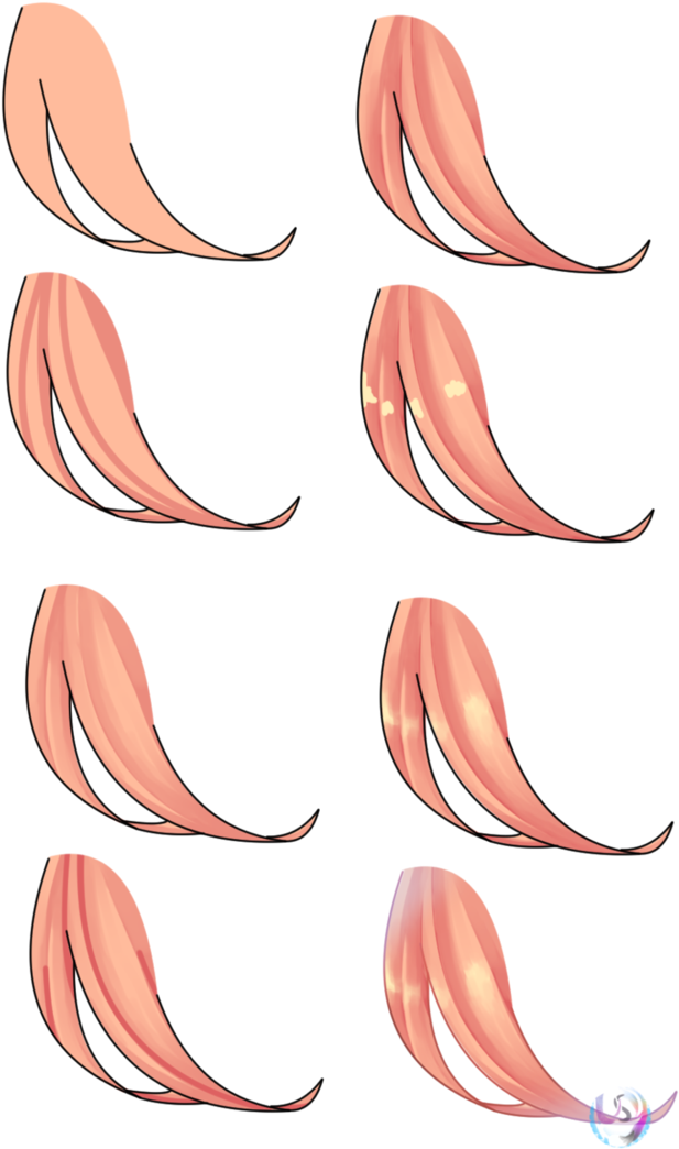 Download Hair Coloring Tutorial By Mlpstarshineartis Coloring Hair Digital Drawing Full Size