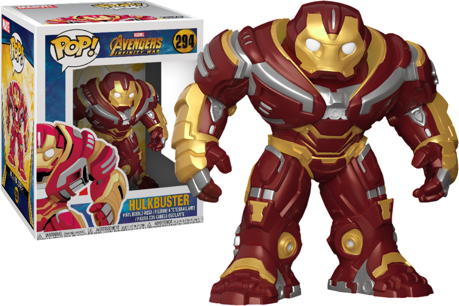 Avengers Infinity War Hulkbuster 6-inch Pop Vinyl Figure - Hulkbuster Funko Pop Infinity War (901x600), Png Download