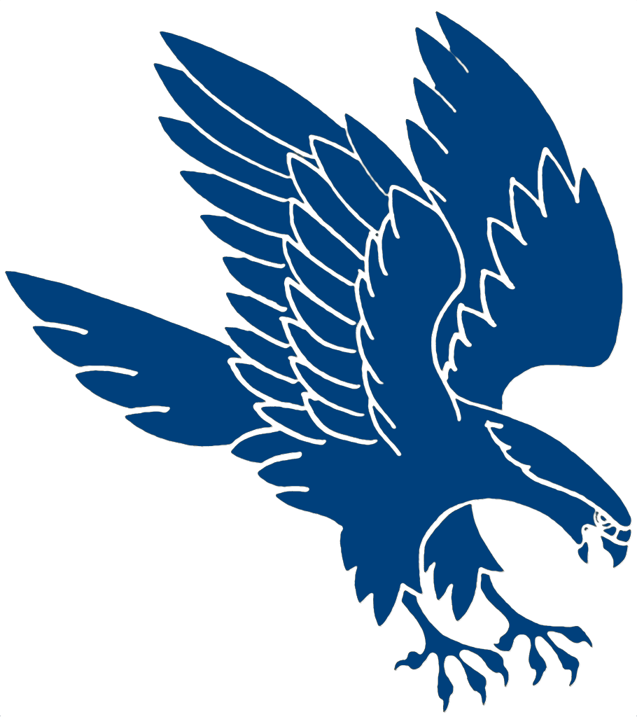 Falcon - Blue Falcon Military Logo (910x1024), Png Download