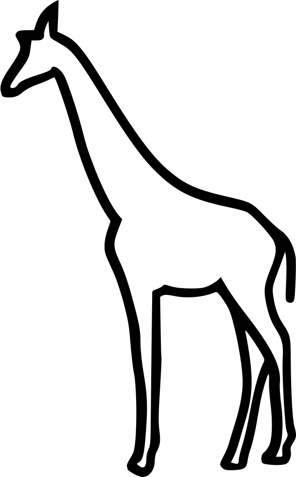 Giraffe Comments - Portable Network Graphics (609x980), Png Download