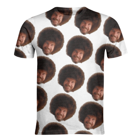 Bob Ross $28 - Hoodie (455x455), Png Download