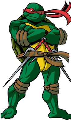 Ninja Turtles Png Images Free Download - Raphael Ninja Turtle Png (400x400), Png Download