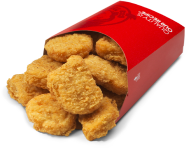 Graphic Mcdonalds Drawing Chicken Nugget - Nuggets Wendy's (500x294), Png Download