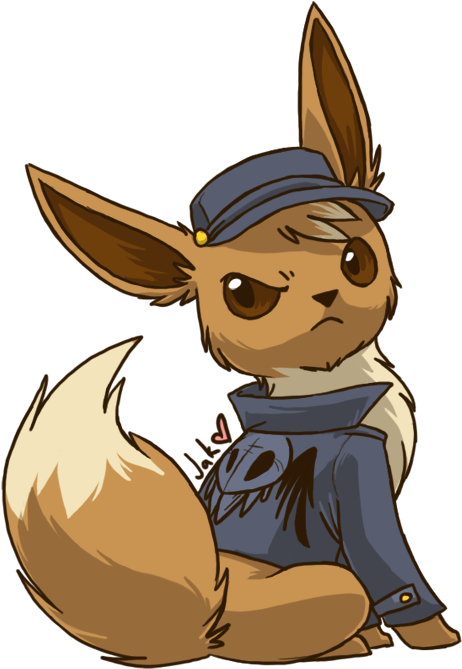 Eevee's Guild Images Gangsta Eevee Wallpaper And Background - Gangsta Eevee (500x698), Png Download
