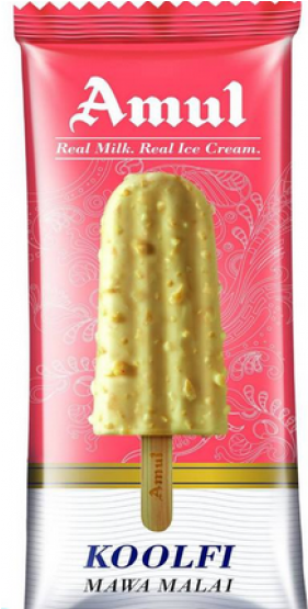 Amul Mawa Malai Kulfi (500x554), Png Download