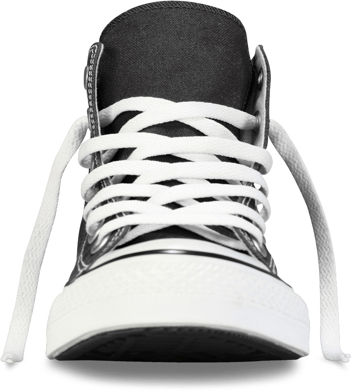 Converse - Converse Chuck Taylor All Stars Hi Kids Shoe - Black (1000x1000), Png Download