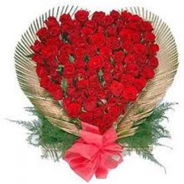 Red Rose Heart - Red Roses And Hearts (480x360), Png Download