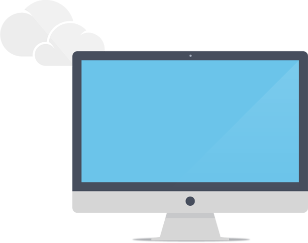 Computer Monitor (619x489), Png Download