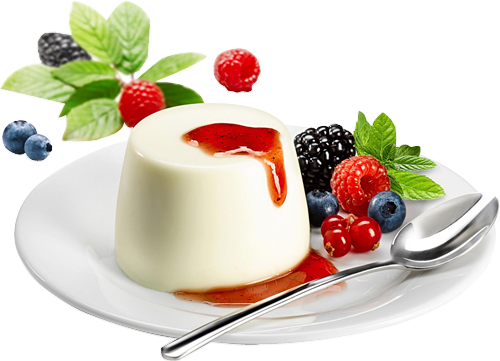 Kulfi - Panna Cotta (500x361), Png Download