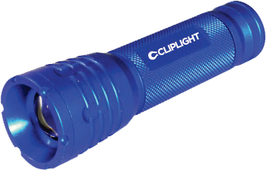Blue Flashlight (442x643), Png Download