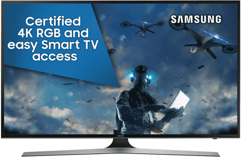 Samsung 55" Uhd Led Lcd Smart Tv - Samsung Ua43mu6100 43" Uhd Smart Led Tv (773x505), Png Download
