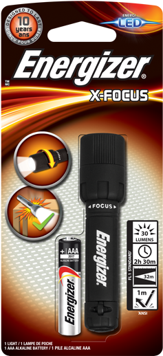 Energizer® X-focus 2aa - Energizer X Focus (450x600), Png Download