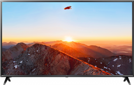 55" Lg Uhd 4k Smart Tv - Global Gallery 'running On The Ridge' By Ales Krivec (450x450), Png Download
