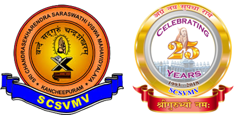 Sri Chandrasekharendra Saraswathi Viswa Mahavidyalaya - Scsvmv University (476x275), Png Download