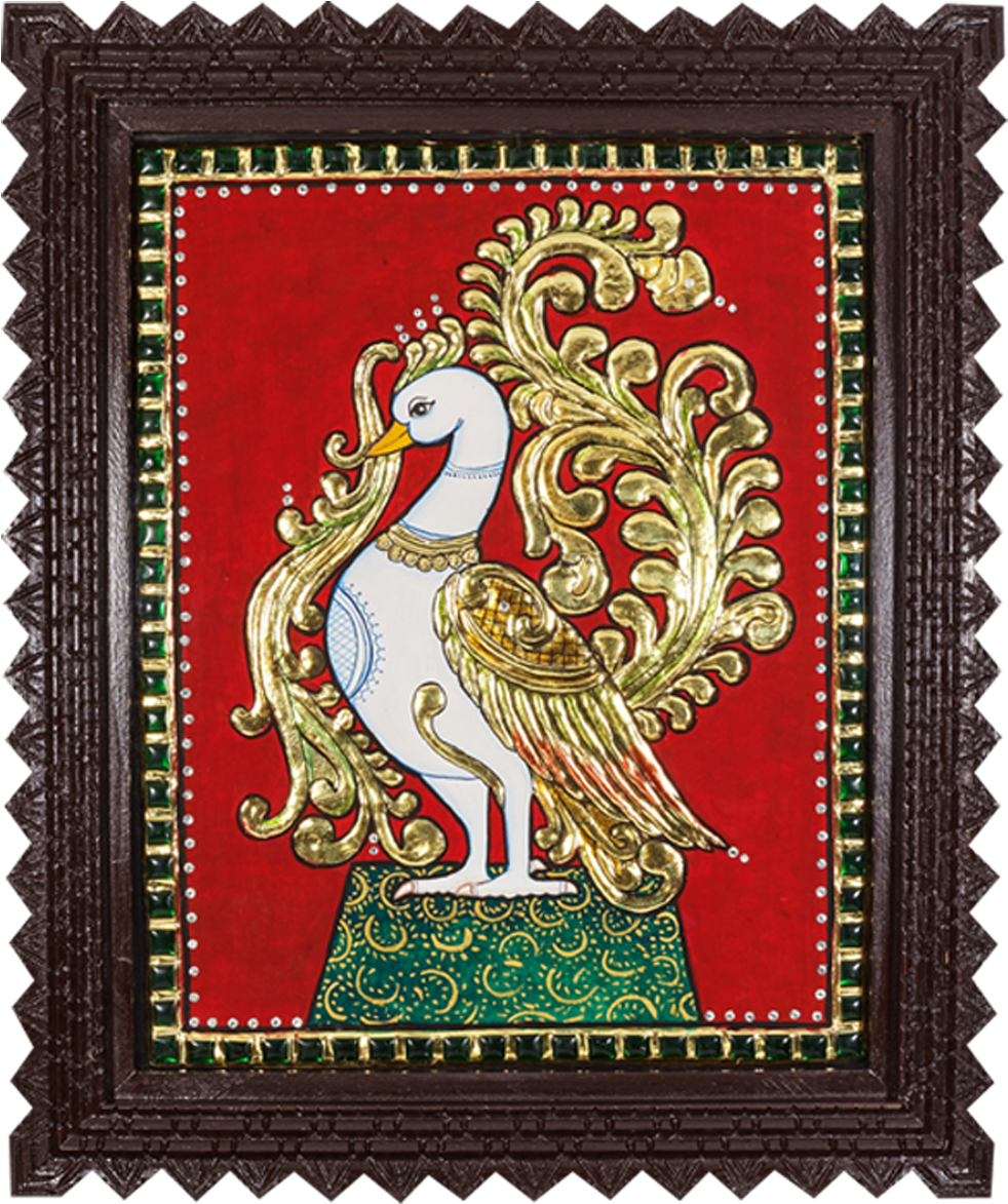 Mrs Saraswathi Has Been Selling About 12-15 Paintings - Postage Stamp (1007x1200), Png Download