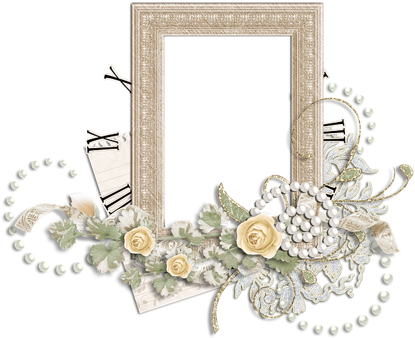 Frame, Photo Frame, Photoshop, Digital Frame, Love - Рамка Жемчуг Пнг (720x720), Png Download