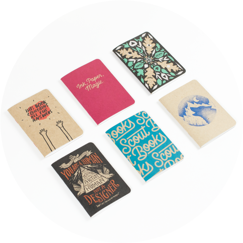 One Book At A Time - Books Notebooks (1024x1024), Png Download