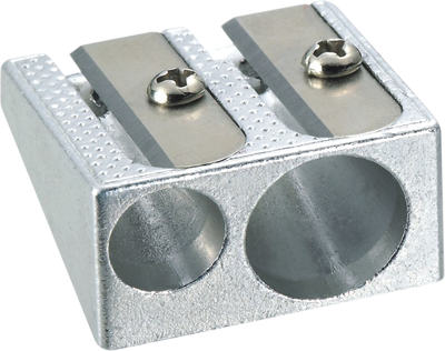 W39762 - Sharpener Metal Double Hole Deli Box 12 (400x316), Png Download