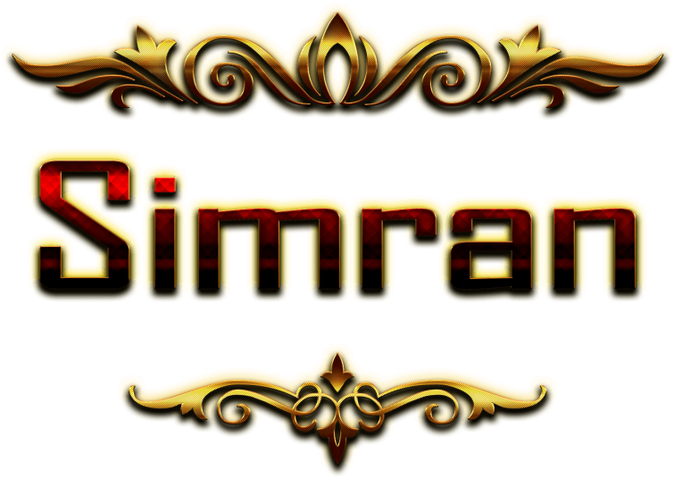 Free Png Simran Happy Birthday Balloons Name Png Png - Charlotte Flair Logo Png (850x597), Png Download