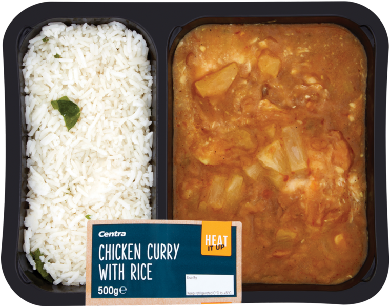Centra Heat It Up Chicken Curry With Rice 500g - Chicken Curry (800x800), Png Download