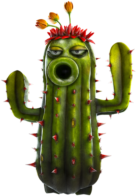 Plants Vs Zombies Garden Warfare Png Image - Plants Vs Zombies Garden Warfare Cactus (680x680), Png Download