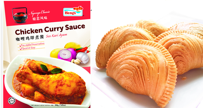 Nyonya Curry Puff - Heng's Heng's Kapitan Curry Sauce (680x363), Png Download