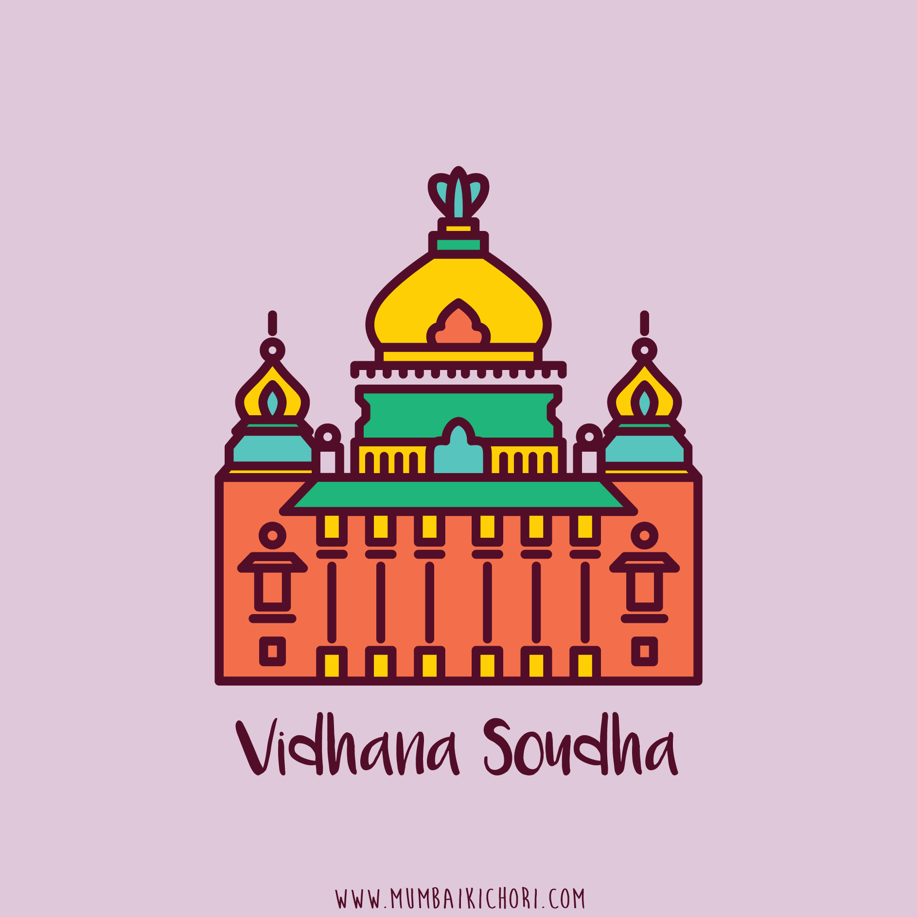 Kripamayee Kali - Vidhana Soudha Cartoon (1886x1886), Png Download