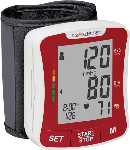 Download Smartheart Automatic Blood Pressure Wrist Monitor Veridian
