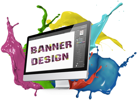 Banner Design Service - Web Banner Design Png (500x386), Png Download