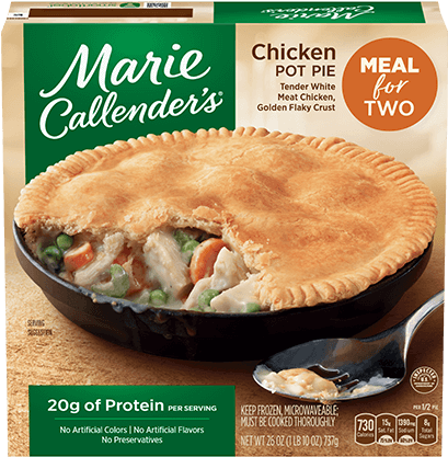 Meals For Two - Pot Pie (500x500), Png Download