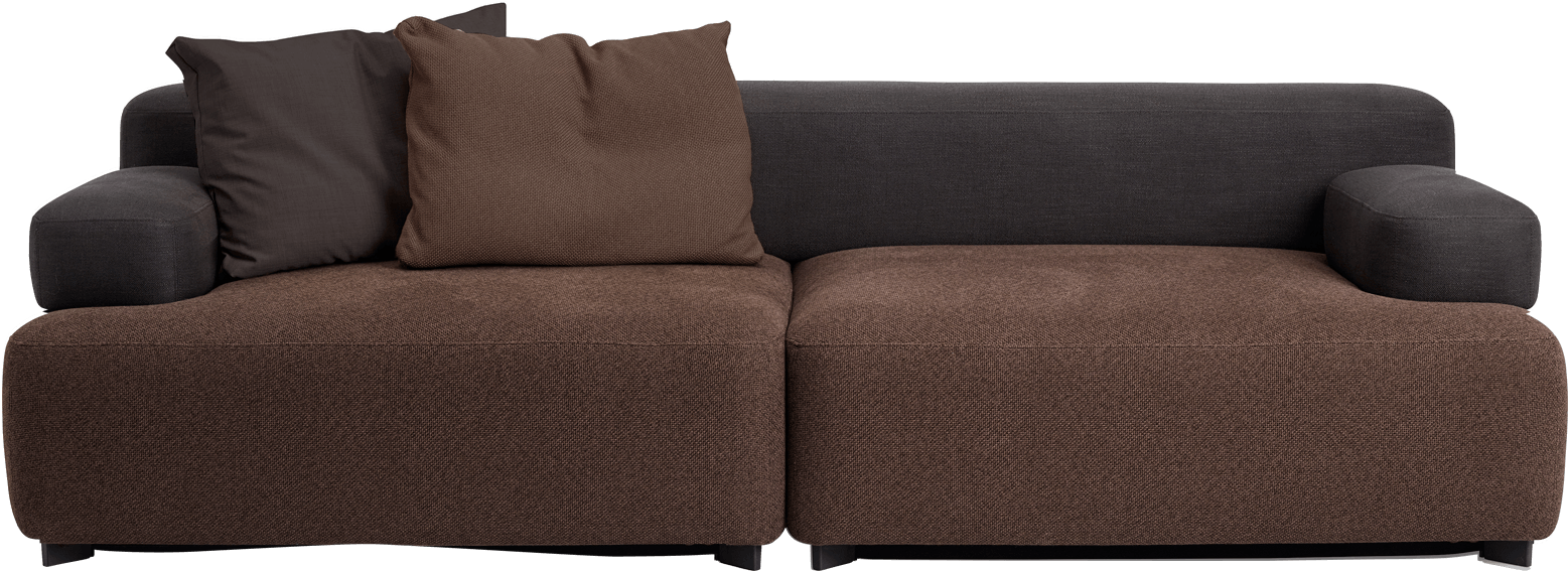 Alphabet Sofa By Piero Lissoni - Couch (1600x1840), Png Download