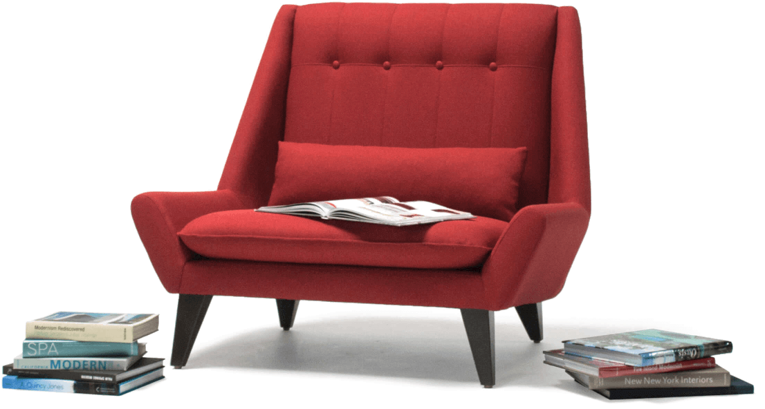 Palms Ii Legs Chair From Vioski - Mid Century Modern Furniture Png (1121x591), Png Download
