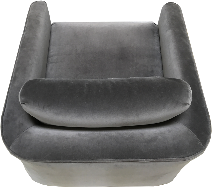 Mink Velvet Arm Chair Top (1000x1000), Png Download