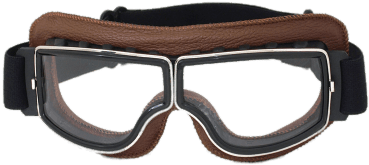 Retro Motorbike Goggles - Scooter Eyeglass (400x400), Png Download