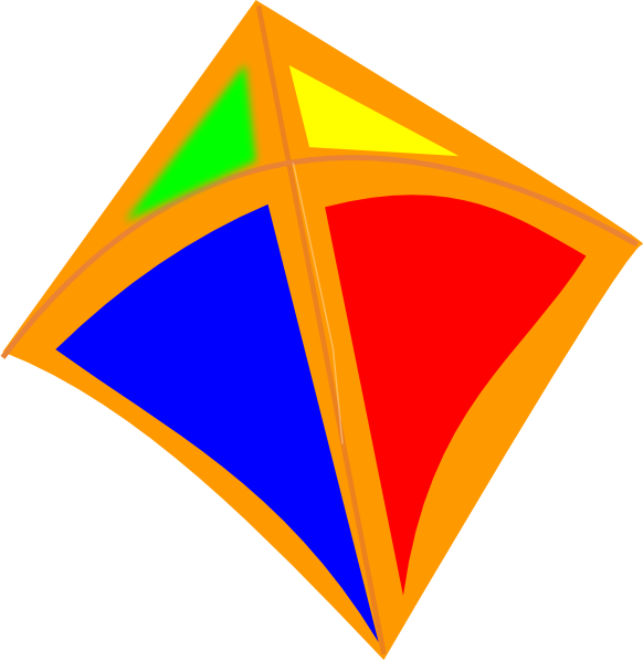 Kite Clipart Indian - Kites Clip Art Png (582x597), Png Download