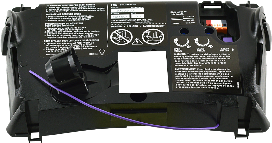041ac050 2m Receiver Logic Board, Ac - Sears Craftsman 41a5483-5b Garage Door Opener Circuit (1240x1240), Png Download