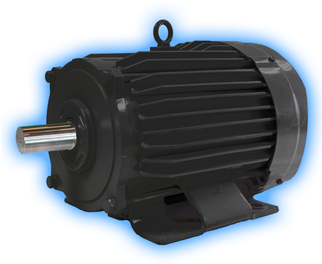 Air Cooled Ac Motor - Rotor (450x388), Png Download