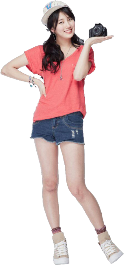 Picsart, File, Indian Girls, Photoshop - Bae Suzy In Shorts (683x1024), Png Download